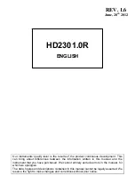 Delta OHM HD2301.0R Manual preview