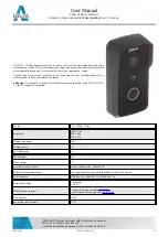 Preview for 2 page of Delta-Opti VTO2111D-WP-S1 User Manual