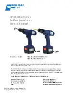 Delta Regis 18VDC ESB6-X Series Operation Manual preview