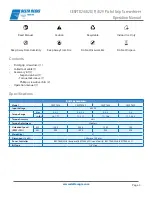 Preview for 3 page of Delta Regis CESPT824 Operation Manual