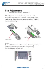 Preview for 9 page of Delta Regis DRFF-208 Operation And Setup Manual