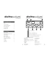 Предварительный просмотр 2 страницы delta Salotti SOUND 2013 User Manual