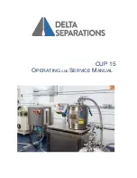 Preview for 1 page of Delta Separations CUP 15 Series Operating And Service Manual