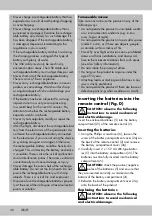 Preview for 34 page of DELTA-SPORT 353081 2007 Operating Instructions Manual