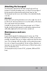 Preview for 19 page of DELTA-SPORT GK-1468 Instructions For Use Manual