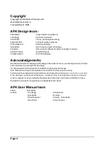 Preview for 2 page of Delta-T Devices AP4 User Manual