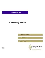 Delta Tau 24E2A User Manual preview