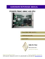 Предварительный просмотр 1 страницы Delta Tau 3-4045 Series Hardware Reference Manual