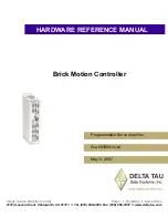 Предварительный просмотр 1 страницы Delta Tau 5XX-603869-XUXX Hardware Reference Manual