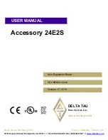 Delta Tau ACC-24E2S User Manual предпросмотр