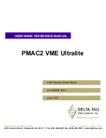 Delta Tau PMAC2 VME Ultralite Hardware Reference Manual preview