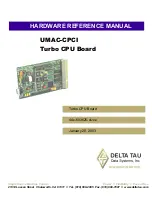 Предварительный просмотр 1 страницы Delta Tau TURBO 4AX-603625-XUXX Hardware Reference Manual