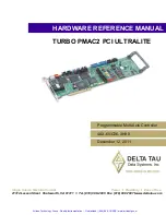 Preview for 2 page of Delta Tau Turbo PMAC2 PCI Ultralite Hardware Reference Manual