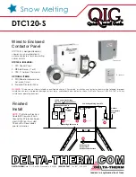 Delta-Therm DTC120-S Quick Install Manual предпросмотр