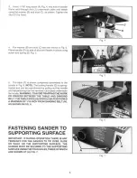 Preview for 6 page of Delta 1'' BELT SANDER 31-050 Instruction Manual