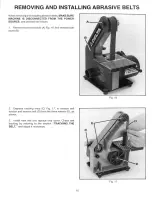 Preview for 10 page of Delta 1'' BELT SANDER 31-050 Instruction Manual