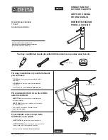 Предварительный просмотр 1 страницы Delta 1159LF Installation Manual