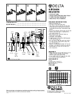 Предварительный просмотр 1 страницы Delta 157-WF Specification Sheet