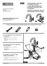 Delta 15769LF Series Quick Start Manual предпросмотр