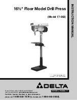 Delta 17-900 Instruction Manual preview