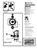 Предварительный просмотр 1 страницы Delta 1725-LHP Specification Sheet