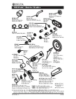 Delta 1848 Series Parts List предпросмотр