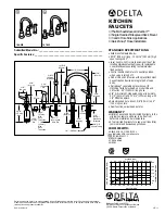 Delta 185-WF Specification Sheet предпросмотр