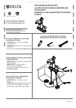 Предварительный просмотр 2 страницы Delta 2155 Series Manual