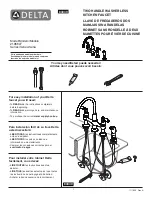 Предварительный просмотр 1 страницы Delta 21966LF Series Quick Start Manual