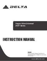 Delta 21UT024C24 Instruction Manual preview