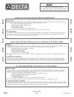 Delta 22C131 Quick Start Manual предпросмотр