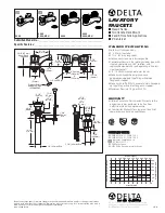 Предварительный просмотр 1 страницы Delta 2520-MPU Specification Sheet