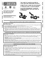 Предварительный просмотр 1 страницы Delta 2523-HDF Instruction Sheet