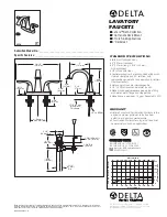 Предварительный просмотр 1 страницы Delta 2538 Specification Sheet