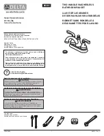 Delta 25704LF Series Installation Instructions Manual preview