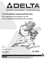 Delta 26-2250 Instruction Manual предпросмотр