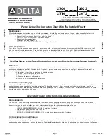 Предварительный просмотр 1 страницы Delta 27C4 Series Instruction Sheet