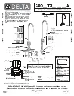 Предварительный просмотр 1 страницы Delta 300 T3 A Series Installation Instructions Manual