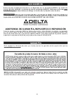 Preview for 48 page of Delta 31-481 Operating Instructions And Parts Manual