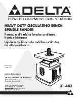 Предварительный просмотр 1 страницы Delta 31-483 Operating Instructions And Parts Manual