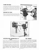 Предварительный просмотр 9 страницы Delta 32" Radial Drill Press Instruction Manual