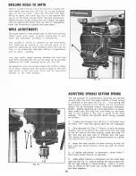 Предварительный просмотр 10 страницы Delta 32" Radial Drill Press Instruction Manual