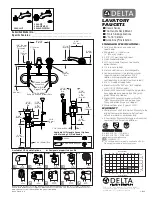 Delta 3544LF-WFMPU Specification Sheet предпросмотр