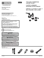 Delta 35777LF Series Installation Instructions Manual предпросмотр