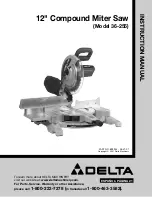 Delta 36-255 Instruction Manual preview