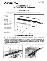 Предварительный просмотр 1 страницы Delta 36-601 Instruction Manual