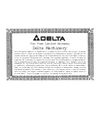 Предварительный просмотр 20 страницы Delta 37-360 Instruction Manual