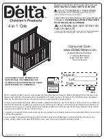 Delta 4 in 1 Crib Quick Start Manual preview