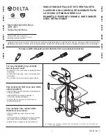 Delta 459 Installation Instructions Manual предпросмотр