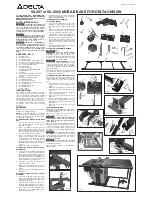 Предварительный просмотр 1 страницы Delta 50-2000 Safety Instructions